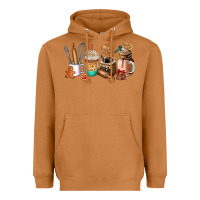 Meerkat cookie coffee cup Heavyweight Hoodie - AdoDesignShop