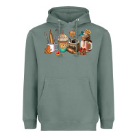 Sage cookie coffee cup Heavyweight Hoodie - AdoDesignShop