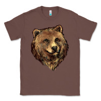 Chestnut Grizzly Bear Head Classic Tee - HowdyJamesFarm
