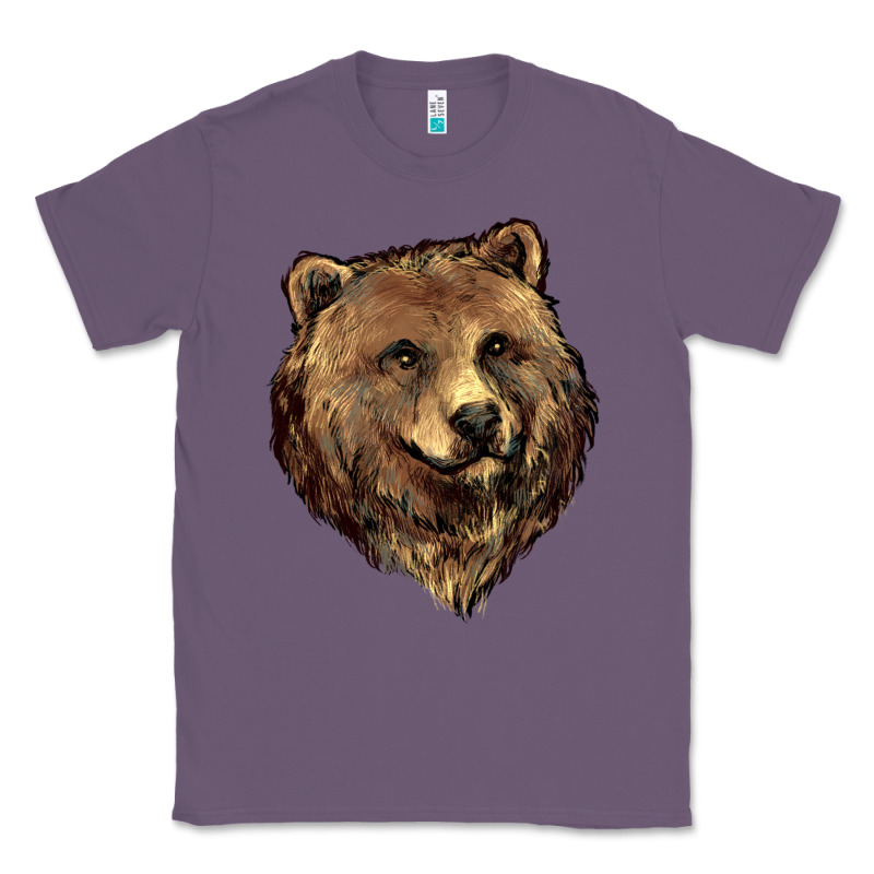 Grizzly Bear Head Classic Tee by HowdyJamesFarm | Teevron