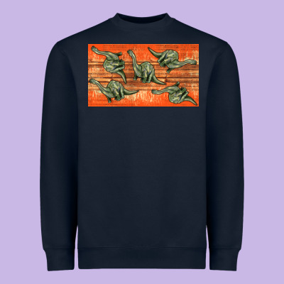 Dinosaur Brontosaurus Sippy Cup Heavyweight Sweatshirt Designed By Artiststas