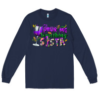 Navy Pour me something sista Long Sleeve Tee - FaDigitalArtStudio