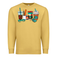 Antique Gold math teacher coffee cups Premium Sweatshirt - AdoDesignShop