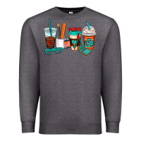 Charcoal Heather math teacher coffee cups Premium Sweatshirt - AdoDesignShop