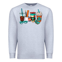 Heather Grey math teacher coffee cups Premium Sweatshirt - AdoDesignShop