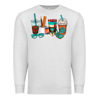 Oatmeal Heather math teacher coffee cups Premium Sweatshirt - AdoDesignShop