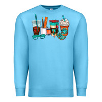 Ocean Blue math teacher coffee cups Premium Sweatshirt - AdoDesignShop