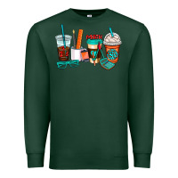 Sports Green math teacher coffee cups Premium Sweatshirt - AdoDesignShop