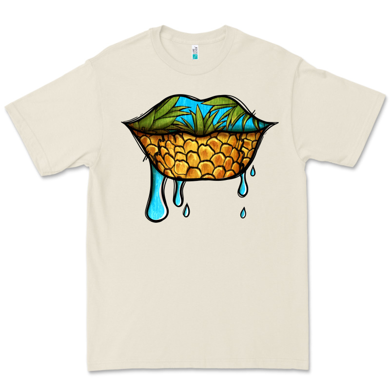 Summer Vibes Pineapple Lips Premium Tee by Jasminsmagicworld | Teevron