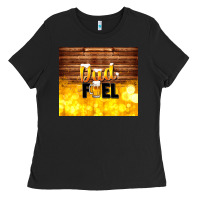 Black dad fuel father's day Ladies Tee - TumblerDesignByShophia
