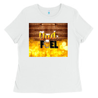 White dad fuel father's day Ladies Tee - TumblerDesignByShophia