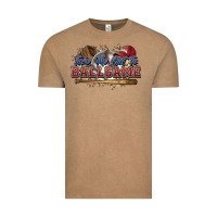Vintage Coffee Take me out to ball game baseball Vintage Tee - HowdyJamesFarm