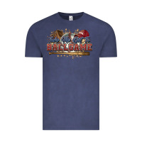 Vintage Denim Take me out to ball game baseball Vintage Tee - HowdyJamesFarm