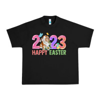 Black 2023 Happy Easter Urban Heavy Tee - CowGirlArtShop