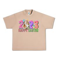 Burro 2023 Happy Easter Urban Heavy Tee - CowGirlArtShop