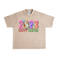French Oak 2023 Happy Easter Urban Heavy Tee - CowGirlArtShop