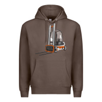 Coffee Forklift Premium Hoodie - LillyAllenDesigns