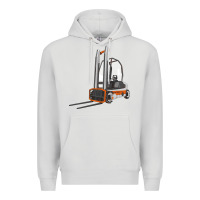 Dove Grey Forklift Premium Hoodie - LillyAllenDesigns