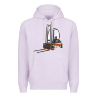 Lilac Forklift Premium Hoodie - LillyAllenDesigns
