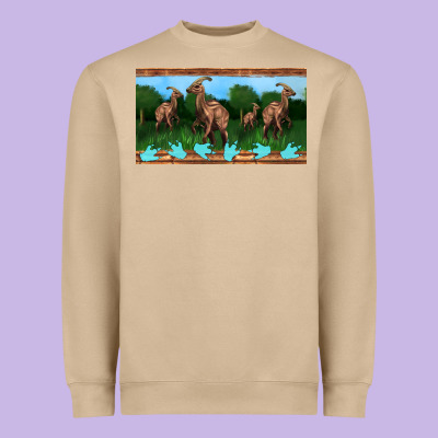 Parasaurolophus Sippy Cup Heavyweight Sweatshirt Designed By Artiststas