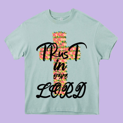 Trust In The Lord Heavy Core Tee Designed By Bettercallsaul
