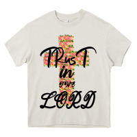 Cream Trust In The Lord Heavy Core Tee - Bettercallsaul