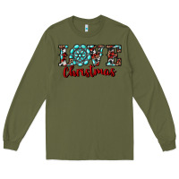 Army Green christmas gemstone love Long Sleeve Tee - RanaPortraitStore