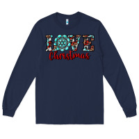 Navy christmas gemstone love Long Sleeve Tee - RanaPortraitStore
