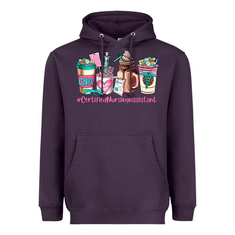 Cerified Nursing Assistant Coffee Cup Heavyweight Hoodie by AdoDesignShop | Teevron