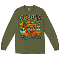 Army Green Gobble Til You Wobble Coffee Mug Long Sleeve Tee - FaDigitalArtStudio