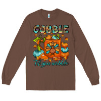 Chestnut Gobble Til You Wobble Coffee Mug Long Sleeve Tee - FaDigitalArtStudio