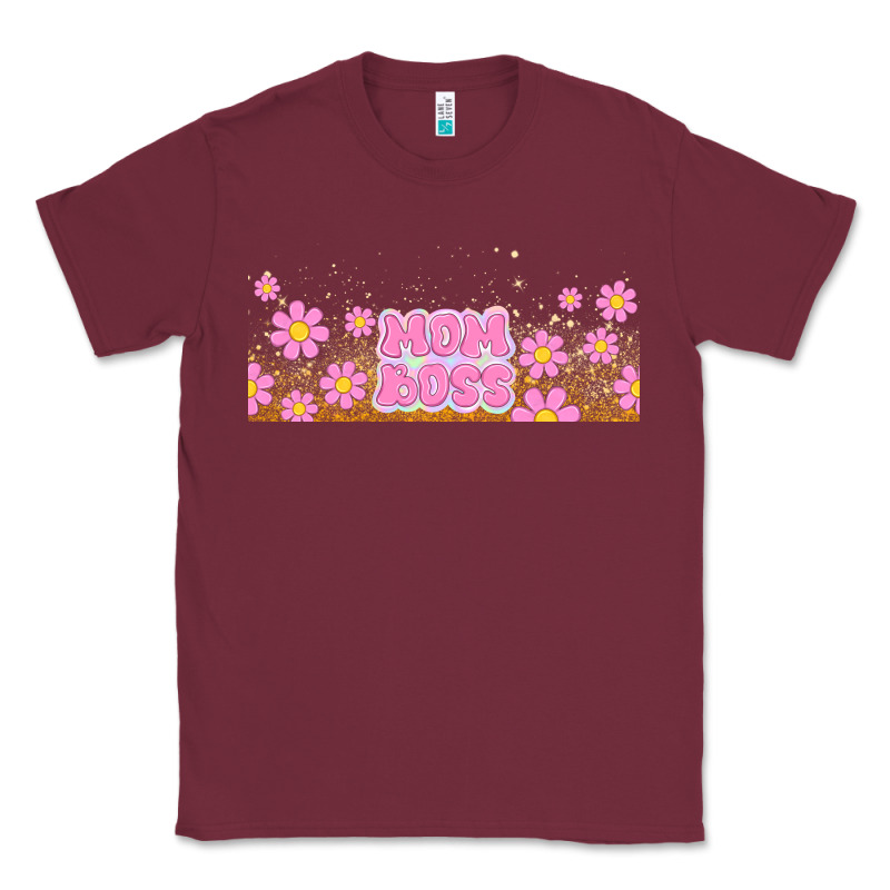 Mom Boss Daisies Classic Tee by TumblerDesignByShophia | Teevron