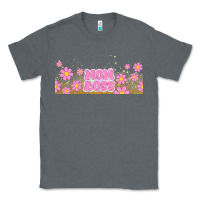 Charcoal Heather mom boss daisies Classic Tee - TumblerDesignByShophia