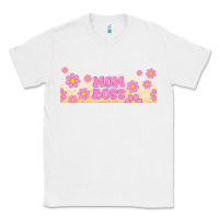 White mom boss daisies Classic Tee - TumblerDesignByShophia