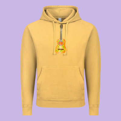 Mexican Vihuela Fa Element 1 Vintage Hoodie Designed By Fadigitalartstudio