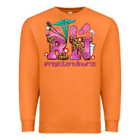 Carrot registered nurse with crocs Premium Sweatshirt - AdoDesignShop