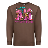 Chestnut registered nurse with crocs Premium Sweatshirt - AdoDesignShop