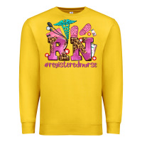 Lemon registered nurse with crocs Premium Sweatshirt - AdoDesignShop