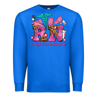 True Royal registered nurse with crocs Premium Sweatshirt - AdoDesignShop