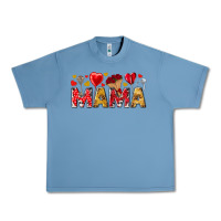 Pebble Blue Valentine's Day Mama Mother's Day Urban Heavy Tee - HowdyJamesFarm