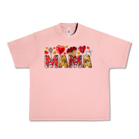Salmon Valentine's Day Mama Mother's Day Urban Heavy Tee - HowdyJamesFarm