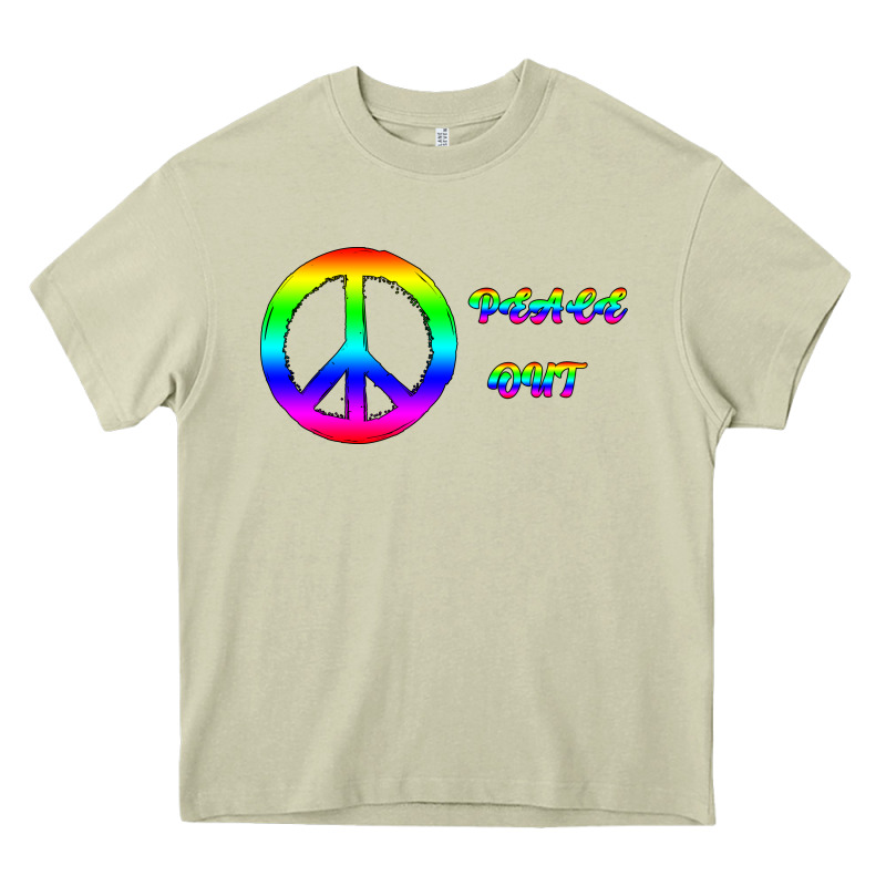 Peace Out Heavy Core Tee by Bettercallsaul | Teevron