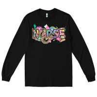Black Nurse Long Sleeve Tee - FaDigitalArtStudio