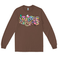 Chestnut Nurse Long Sleeve Tee - FaDigitalArtStudio