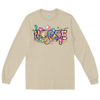 Mushroom Nurse Long Sleeve Tee - FaDigitalArtStudio