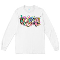 White Nurse Long Sleeve Tee - FaDigitalArtStudio