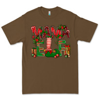 Cacao Christmas Mama Elf Premium Tee - NancyCooperArtShop