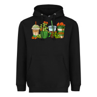 Black cactus coffee cups Heavyweight Hoodie - AdoDesignShop