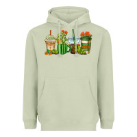Matcha cactus coffee cups Heavyweight Hoodie - AdoDesignShop