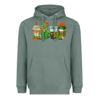 Sage cactus coffee cups Heavyweight Hoodie - AdoDesignShop